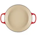 Produktbild: Le Creuset Pfanne Signature Gusseisen-Gourmet-Topf, Ø 30cm, Kirschrot