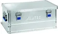 Produktbild: ALUTEC Aluminiumbox BASIC 40 (Inhalt 40 l, Innenmaße (LxBxH) 535 X 340 X 220 mm, staub-/spritzwassergeschützt, Werkzeugbox, Aufbewahrungskiste, Gewicht 2,98 kg) 10040