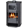 Produktbild: Kaminofen mit Backfach+Herdplatte Victoria Taro F schwarz – 9,51 kW