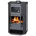Produktbild: EEK A Kaminofen mit Backfach+Herdplatte Victoria Taro F – 9,51 kW schwarz