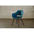 Produktbild: KAWOLA Stuhl ZAJA Esszimmerstuhl Velvet petrol