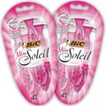 Produktbild: BIC Miss Soleil Rasierer Damen Einweg 8St VitaminE Sanft Rasurpflege Set