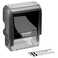 Produktbild: trodat Textstempel, individualisierbar printy 4912 selbstfärbend schwarz mit Logo, 1 St. - Nachträglich per Gutschein personalisieren