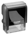 Produktbild: trodat Textstempel, individualisierbar printy 4912 selbstfärbend schwarz mit Log