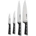 Produktbild: Tefal Ice Force Messerset - 4-teilig - Schälmesser, Kochmesser, Küchenmesser und Fleischmesser - Schwarz