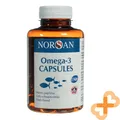 Produktbild: NORSAN Omega-3 Kapseln 120 Kapseln Nahrungsergänzung für Herzgesundheit