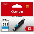 Produktbild: Canon CLI-551XLC Tintenpatrone cyan für ca. 660 Seiten NEU