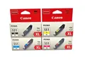 Produktbild: 4x ORIGINAL CANON CLI-551XL TINTENPATRONEN- PIXMA iP7250 iP8750 MG5450 MULTIPACK