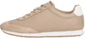 Produktbild: Tommy Hilfiger Damen Runner Sneaker Heritage Fashion Mix aus Leder, Beige (Coastal Taupe), 40