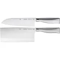 Produktbild: WMF Grand Gourmet Asia Messerset 2teilig, Made in Germany, 2 Messer geschmiedet, Küchenmesser Set, Spezialklingenstahl