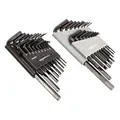 Produktbild: Amazon Basics Innensechskantschlüssel-Set 36-teilig, Chrom-Vanadium-Stahl, Metrische und Zoll-Größen mit 2 Aufbewahrungsboxen, für Fahrrad, Möbelmontage, KFZ und Heimwerker