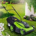 Produktbild: Elektro Rasenmäher Elektromäher 1800 Watt 38cm Schnittbreite 45l Fangkorb Ergogriff 20-70mm Schnitthöhe - Brast