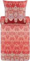 Produktbild: Bassetti Bettwäsche-Garnitur RAGUSA Farbe  BORDEAUX R1 Größe 200x200 + 2x80x80cm