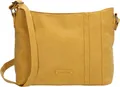 Produktbild: Damen Tasche Schultertasche Umhängetasche Crossover Bag Leder Optik Handtasche Gelb