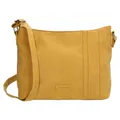 Produktbild: Christian Wippermann Damen Tasche Schultertasche Umhängetasche Crossover Bag Leder Optik Handtasche Gelb