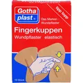 Produktbild: GOTHAPLAST Fingerkuppenwundpfl.elastisch 2 Größen 10 St PZN 15575663