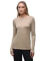 Produktbild: Street One Damen 3227704 Glitzerndes Langarmshirt, Sanded Beige, 38