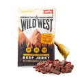 Produktbild: Wild West Beef Jerky, 300g Honey BBQ Rindfleisch, Beef Jerky high Protein Trockenfleisch, Protein Snack