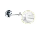 Produktbild: WENKO Wand LED Kosmetik Spiegel AURA Beleuchtung Bad WC ohne bohren Make UP