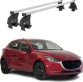 Produktbild: Menabo Dachträger Grundtäger für Mazda 2 2014-2020 50kg Stahl Silber 2 tlg