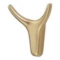 Produktbild: SOTECH Garderobenhaken TORO Höhe: 66 x Breite: 60 mm Gold gebürstet, Kleiderhaken modern aus Zinkdruckguss, stabiler Wandhaken auch für Mäntel