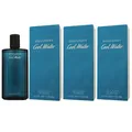 Produktbild: Davidoff Cool Water Man - Men 3 x 125 ml Eau de Toilette EDT Set Herrenduft