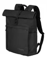 Produktbild: Basics Rolltop Rucksack 35l Schwarz, Laptopfach, wasserabweisend