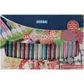 Produktbild: STYLEX Glitter Glue 3D, 24 x10gTuben Kleber Stifte Glitzer basteln Stift Stick