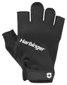 Produktbild: Harbinger Training Grip 2.0 Gewichtheberhandschuhe – TechGel gepolsterte Handfläche,Mehrteilige Konstruktion,Handgelenkband – Robuster Schutz für das Fitnessstudio – Unisex, Schwarz, Groß