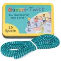 Produktbild: Gummitwist + Buch mit 25 Spiele - Indoor  Outdoor Spielzeug für Kinder ab 6, ...