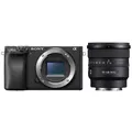 Produktbild: Sony Alpha 6400a (ILCE-6400A) + SEL 16mm f/1.8 G schwarz