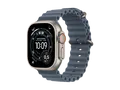 Produktbild: APPLE Watch Ultra 3 GPS + Cellular 49, 2025 Smartwatch Titangehäuse Fluorelastomer, 130-210 mm, Natur/Maritim Blau
