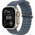 Produktbild: APPLE Watch Ultra 3 GPS + Cellular 49mm Natürliches Titan Case mit Ankerblau Ocean Band