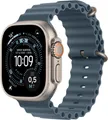 Produktbild: APPLE Watch Ultra 3 GPS + Cell 49mm Titangehäuse Ocean Blue MEWH4QF/A B-Ware
