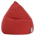Produktbild: SITTING POINT only by MAGMA BeanBag Easy L Indoor Sitzsack, Lounge Sitzkissen, 70x90cm, Made in Germany, Waschbar, Sessel für Kinder & Erwachsene, Tomate