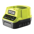 Produktbild: RYOBI 18 V ONE+ Akku-Schnellladegerät RC18120, 2,0 A Ladestrom, kompakt, für 18 V Akkus