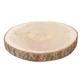 Produktbild: Baumscheibe Holzscheibe mit Rinde 38cm Durchmesser Deko Basteln