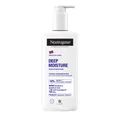 Produktbild: Neutrogena Norwegische Formel Deep Moisture Sensitive Bodylotion (250 ml) für trockene, empfindliche Haut mit 10% Glycerin + Pro-Ceramide Technologie