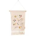 Produktbild: Papierdrachen Wanddeko für Jungen und Mädchen - Dekoration aus Stoff für das Kinderzimmer - Boho Wandteppich - Wandbehang mit Zahlen - Set 2