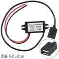 Produktbild: revolt DC/DC-Spannungswandler für 12/24 V zu 5 V, 3 A, IP67, USB-A-Buchse