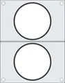 Produktbild: Matrize für HENDI Versiegelungsmaschine, HENDI, zwei runde Behälter (ø115 mm)
