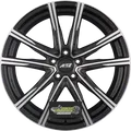 Produktbild: AEZ Montreal black/polished 7.5x19 ET48 - LK5/112 ML70.1 Felge Alu