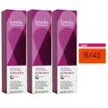 Produktbild: Londa Professional permanente Cremehaarfarbe Extra Rich 3 x 60 ml 6/41 dunkelblo