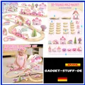 Produktbild: Einhorn Eisenbahn Holzspielzeug Mädchen 38-teiliges Set Feen Zug