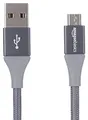 Produktbild: Amazon Basics USB-2.0 USB-A auf Micro USB Kabel mit doppelt geflochtenem Nylon, 3 m, Dunkelgrau, Tablet