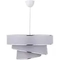 Produktbild: P & B Hängeleuchte, Grau, Silber, Metall, Kunststoff, Textil, zylindrisch,zylindrisch, 72 cm, Lampen & Leuchten, Innenbeleuchtung, Hängelampen
