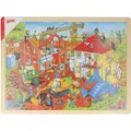 Produktbild: Goki Wooden Puzzle - Baustelle (96 Teile) (4013594576703)