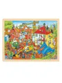 Produktbild: Goki Wooden Jigsaw Puzzle - Construction Site 96p Holz