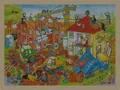 Produktbild: Kinderpuzzle Einlegepuzzle Holzpuzzle  Baustelle  96 Teile  40 x 30 cm ab 3+