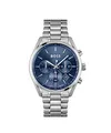 Produktbild: BOSS Herren Chronograph Quarz Uhr 44mm Champion Kollektion mit Blauem Zifferblatt und Silbernem Edelstahlarmband, Datumsfunktion, 3 Hilfszifferblätter, 10ATM Wasserdichtigkeit - 1513818